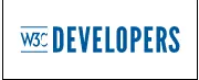 W3C Developers logo.