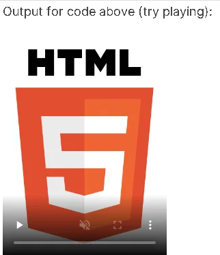 HTML5 logo.